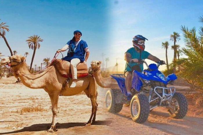 Marrakech Quad and Camel Ride with Dinner Show in Palmeraie